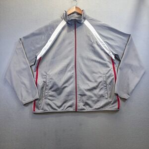 Starter Men's Gray Full Zip Track Jacket Size Large